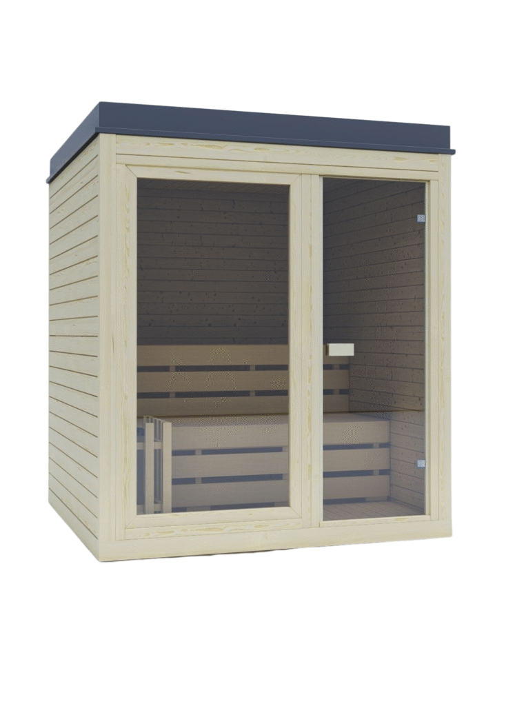 Riga kültéri kocka finn szauna