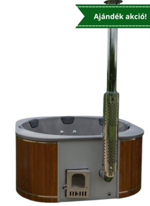 KORFU 4-6 személyes, sósvizes, üvegszálas dézsafürdő